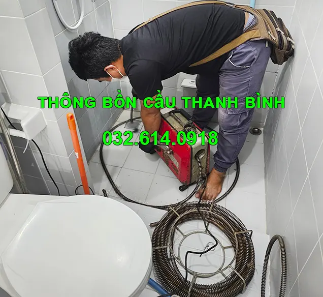 dịch vụ thông bồn cầu Thanh Bình