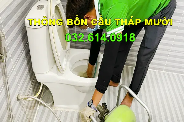 dịch vụ thông bồn cầu Tháp Mười