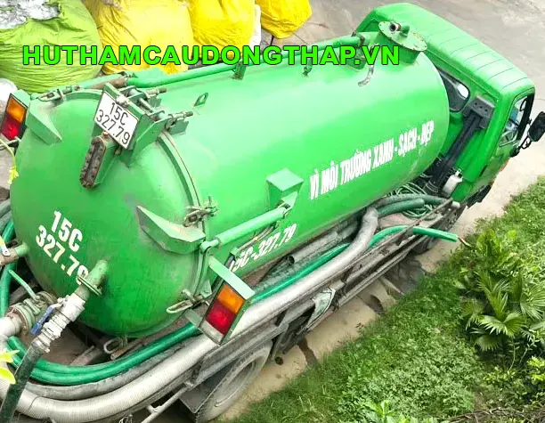 Hút hầm cầu phường Bình Xuân Đồng Tháp giá rẻ