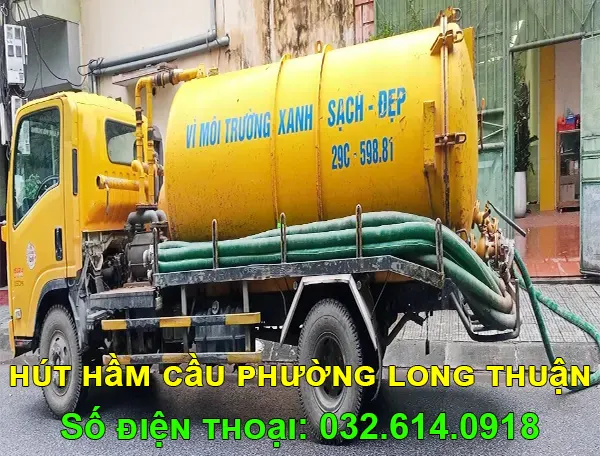 hút hầm cầu phường Long Thuận Đồng Tháp chuyên nghiệp