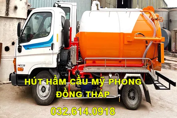 hút hầm cầu Mỹ Phong Đồng Tháp giá rẻ