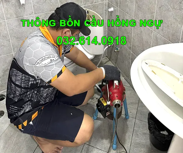 Thông bồn cầu Hồng Ngự chuyên nghiệp