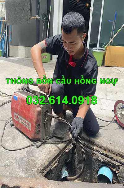 Thông bồn cầu Hồng Ngự uy tín