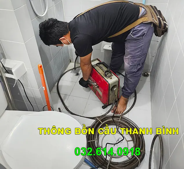 dịch vụ thông bồn cầu Tân Hồng uy tín