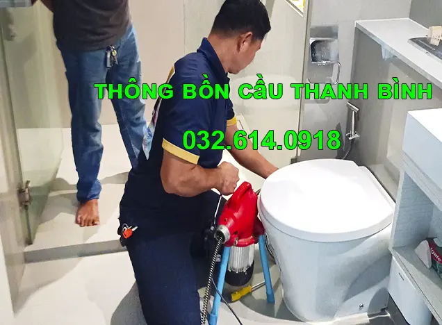 dịch vụ thông bồn cầu Thanh Bình chuyên nghiệp uy tín