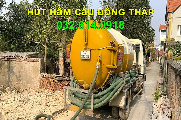 Gọi hút hầm cầu Đồng Tháp liên hệ Môi Trường Đông Tháp Trung Tín