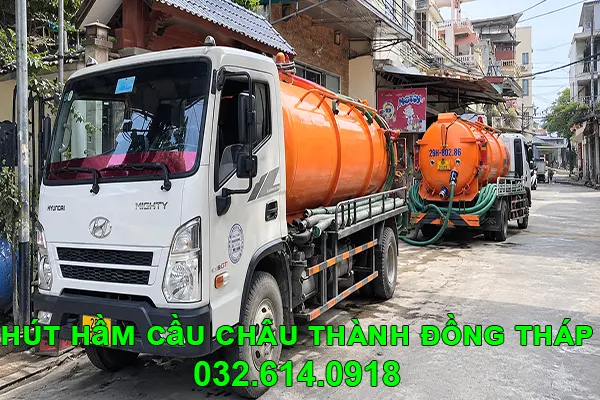 Hút hầm cầu Châu Thành Đồng Tháp - Gọi 032.614.0918 3 hút hầm cầu huyện Châu Thành Đồng Tháp cũ trước sáp nhập