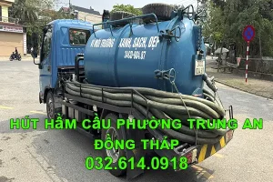 hút hầm cầu phường Trung An Đồng