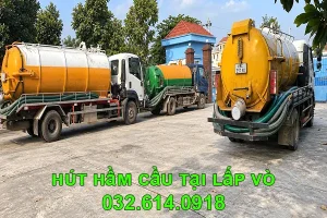 hút hầm cầu tại Lấp Vò