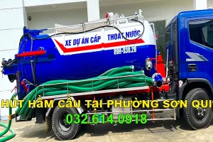 hút hầm cầu tại phường Sơn Qui
