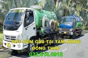hút hầm cầu tại Tam Nông