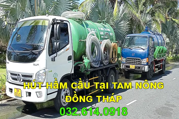 dịch vụ hút hầm cầu tại Đồng Tháp