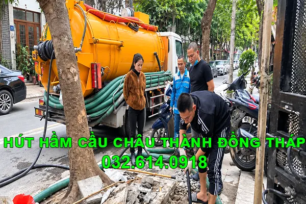 Hút hầm cầu Châu Thành Đồng Tháp - Gọi 032.614.0918 1 Xe hút hầm cầu Châu Thành Đồng Tháp