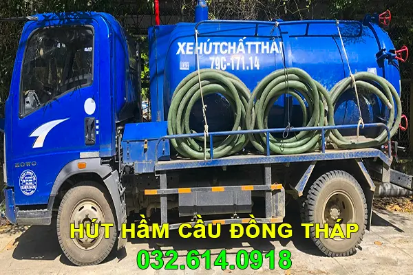 Xe hút hầm cầu Đồng Tháp chuyên dùng