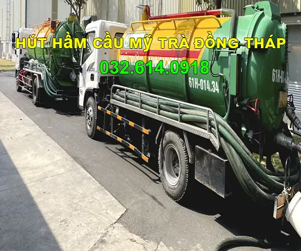 Xe hút hầm cầu Mỹ Trà Đồng Tháp