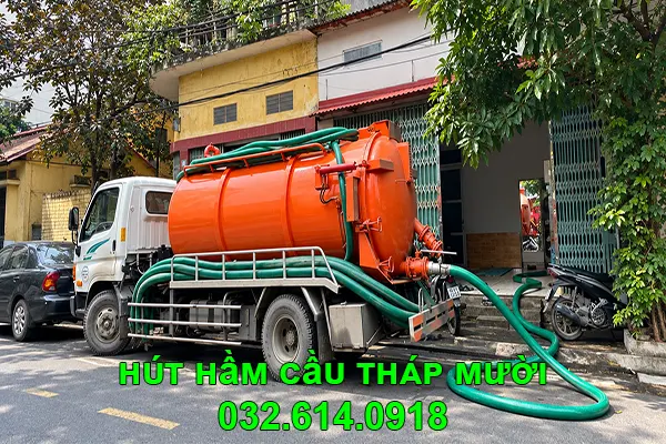 xe hút hầm cầu Tháp Mười