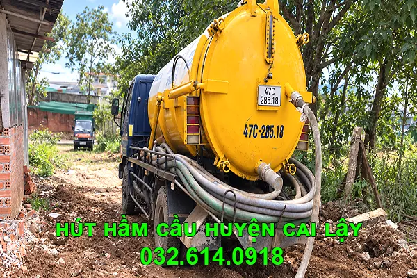 Hút hầm cầu huyện Cai Lậy Tiền Giang cũ