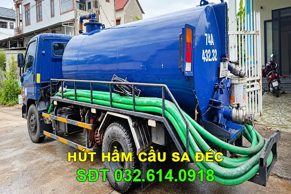 hút hầm cầu Sa Đéc Đồng Tháp