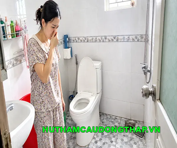 nhà vệ sinh tại Đồng Tháp có mùi khó chịu