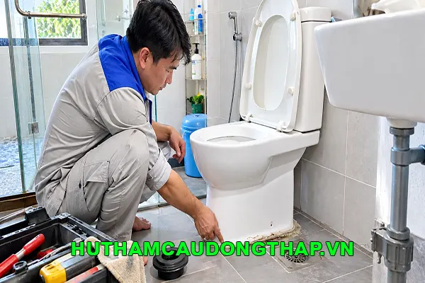 nhà vệ sinh tại Đồng Tháp có mùi khi thay bồn cầu