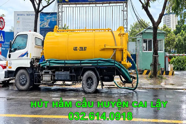 thi công hút hầm cầu huyện Cai Lậy