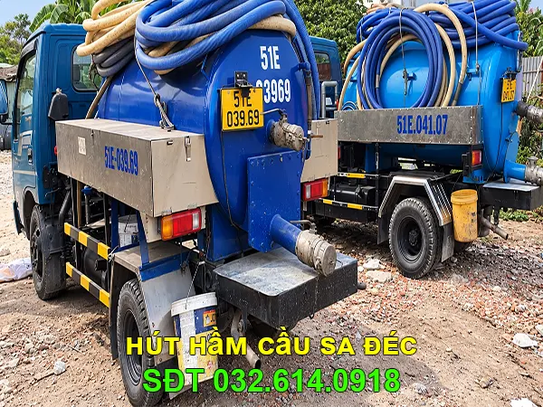 xe hút hầm cầu Sa Đéc
